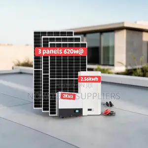 Reliable 2.56kwh Solar Kit 24v 100ah Lifepo4 Battery Hybrid Inverter