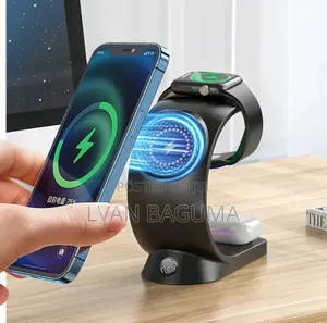 Recrsi 3-in-1 RGB Magnetic Wireless Charger – WLS-