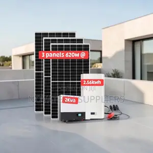 5. 56kwh Solar Power System | 24v 100ah Lifepo4 Battery With BMS
