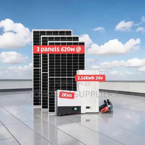 Long-Life 2.56kwh Solar System | 24v 100ah Lithium Iron Phosphate