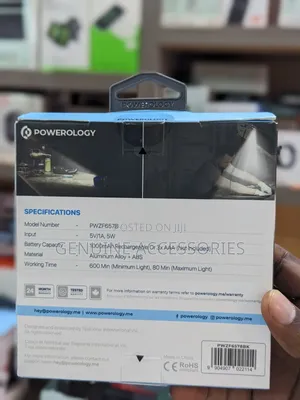 Powerology Brightvision Rechargeable Led Headlamp