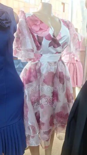 Luxe Organza Ruffle Mini Dress (2 Colours Only)