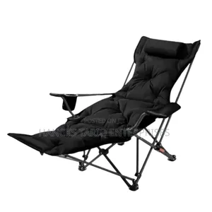 Padded Foldable Reclining Patio Chair