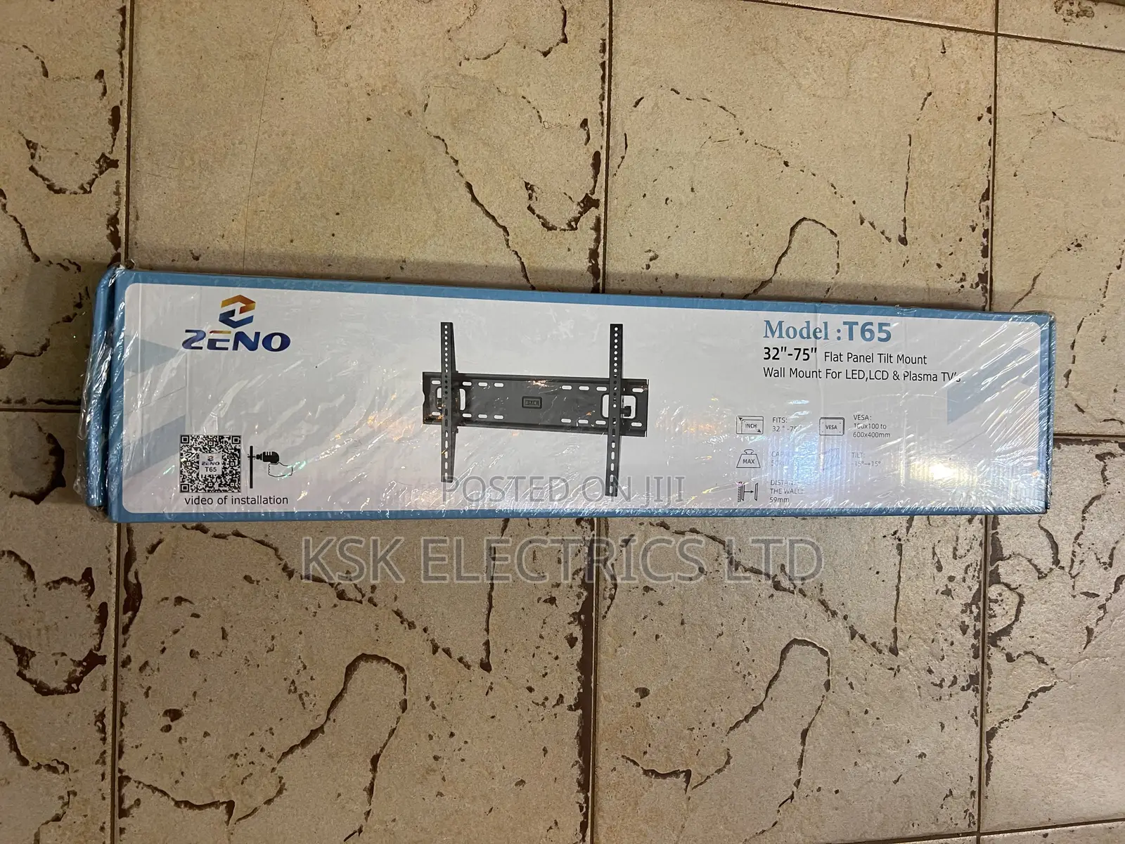 T65 32"-75" Flat Panel Tilt Mount Wall Mount for Led,LCD Plasma TV'.