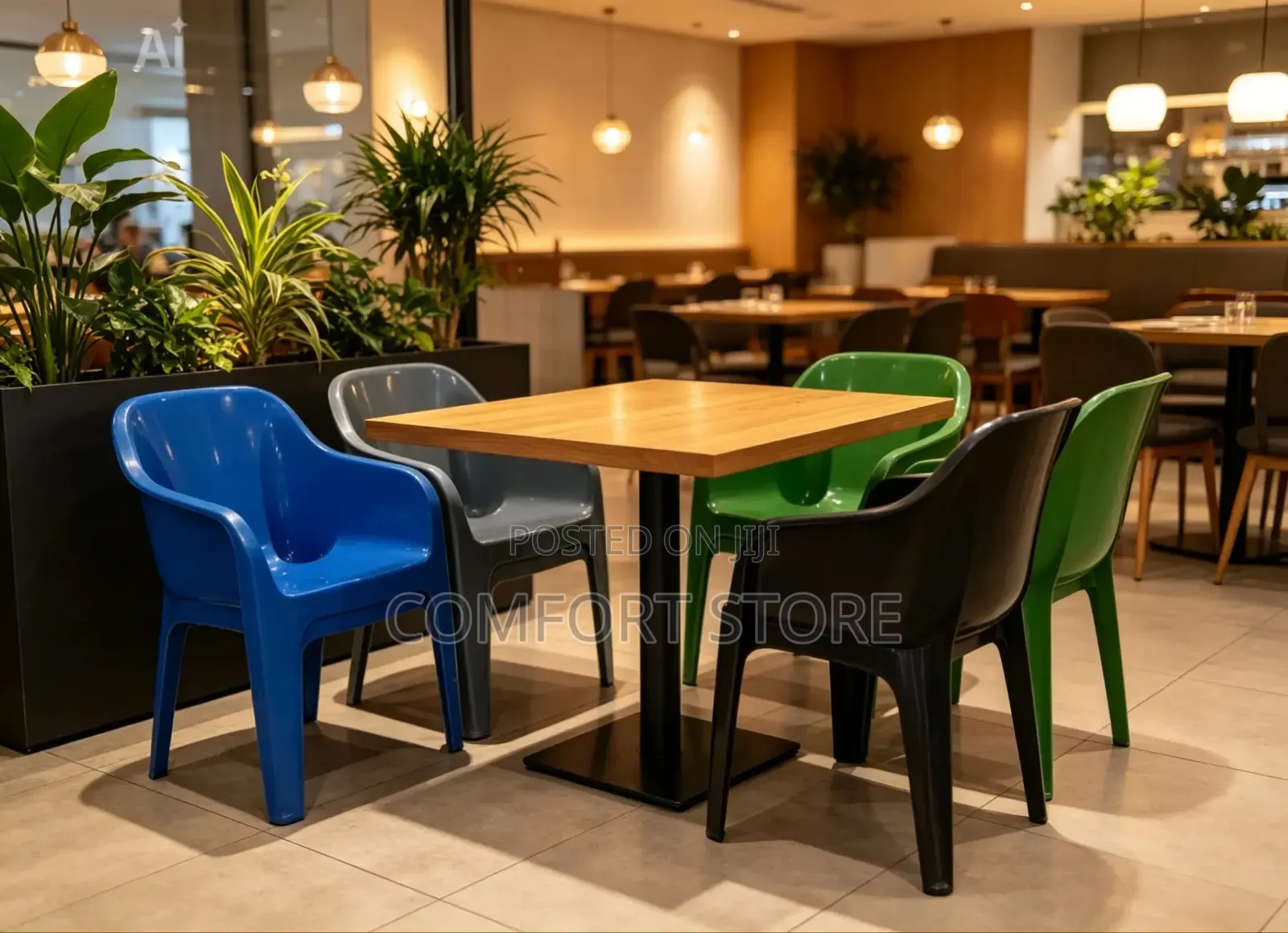 Fine Restaurant Bar Hotel and Home Plastic Chairs Dinning