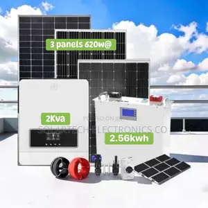 Long-Life 2.56kwh Solar System | 24v 100ah Lithium Iron Phosphate