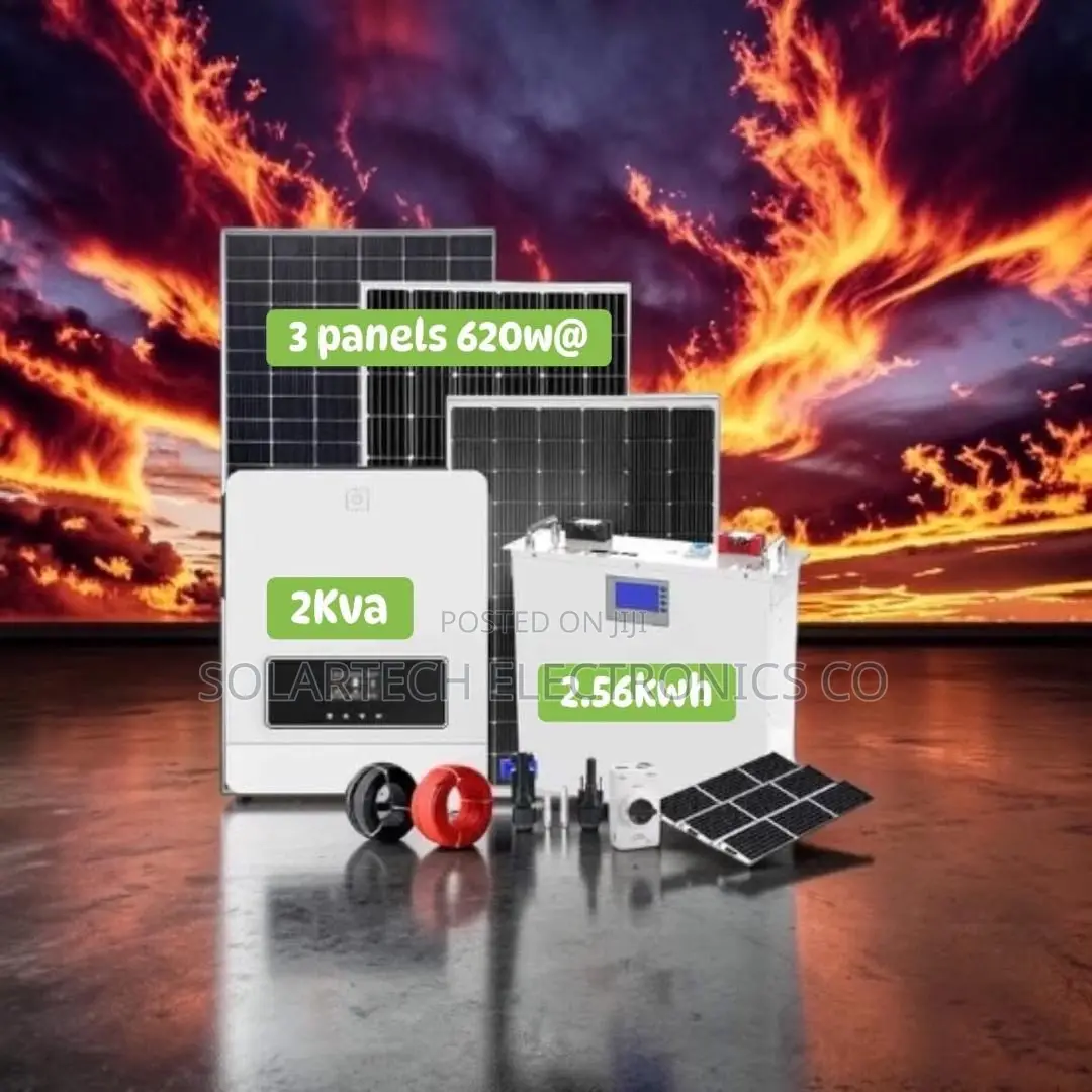Long-Life 2.56kwh Solar System | 24v 100ah Lithium Iron Phosphate