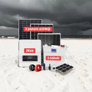 Brand New 24v 100ah Lifepo4 Solar System With Smart Battery Protection