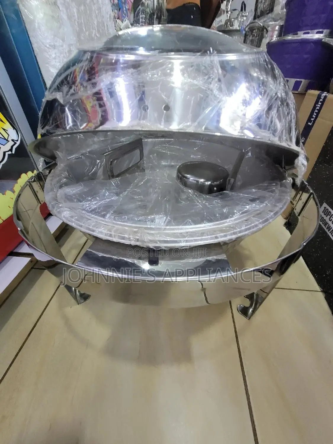 Round Chafing Dishes Top Glass