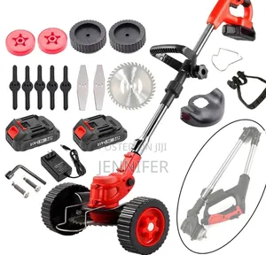 3-in-1 Electric Cordless Lawn Mower and Grass Trimmer