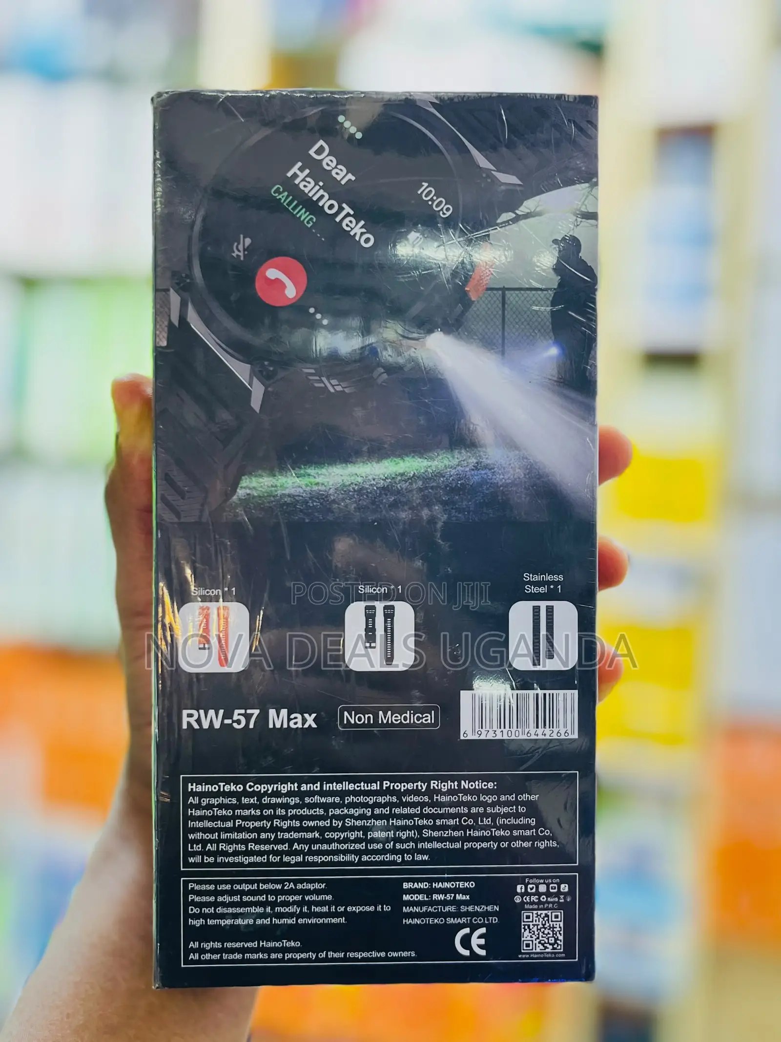 Hainotako Rw-57 Max Waterproof Bluetooth Speaker Smart Watch