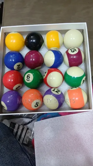 Numbered Pool Balls