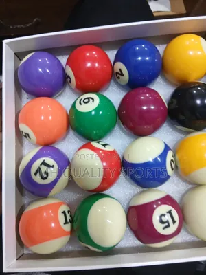 Original Pool Balls With Number