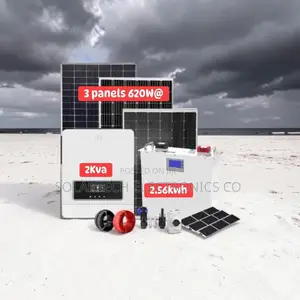 Efficient Solar Backup System | 2.56kwh Lifepo4 Battery Included