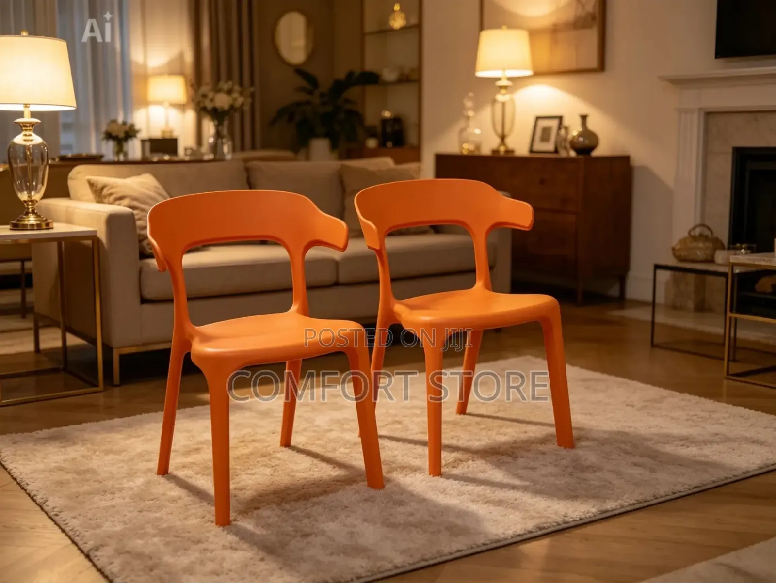 Plastic Morden Chairs Restaurant Bar and Home Hotel