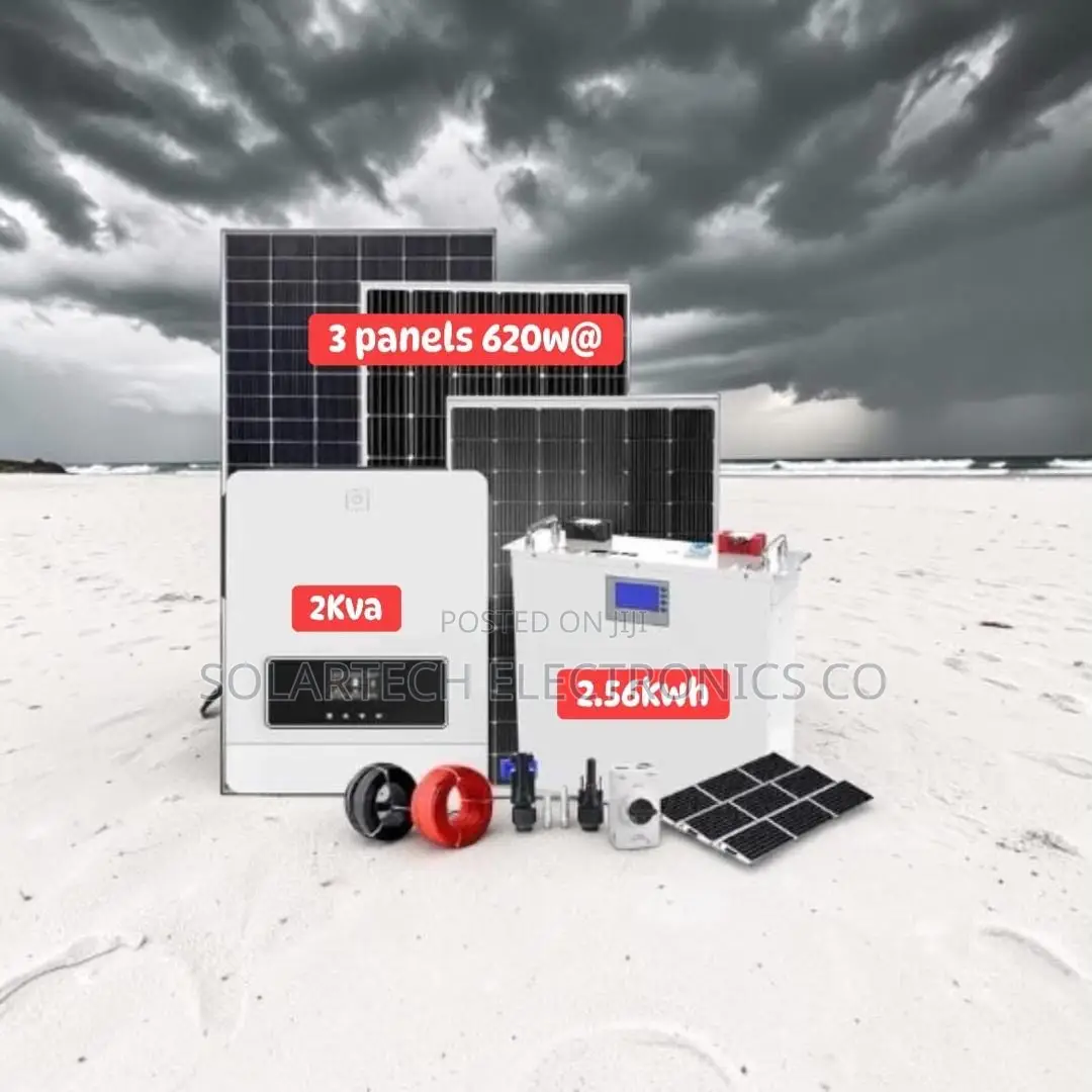 Smart Solar Energy Package | 24v 100ah Battery With 6000 Cycles