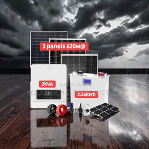 Clean Energy Hybrid Solar Power Package 24v 100ah Lithium Battery