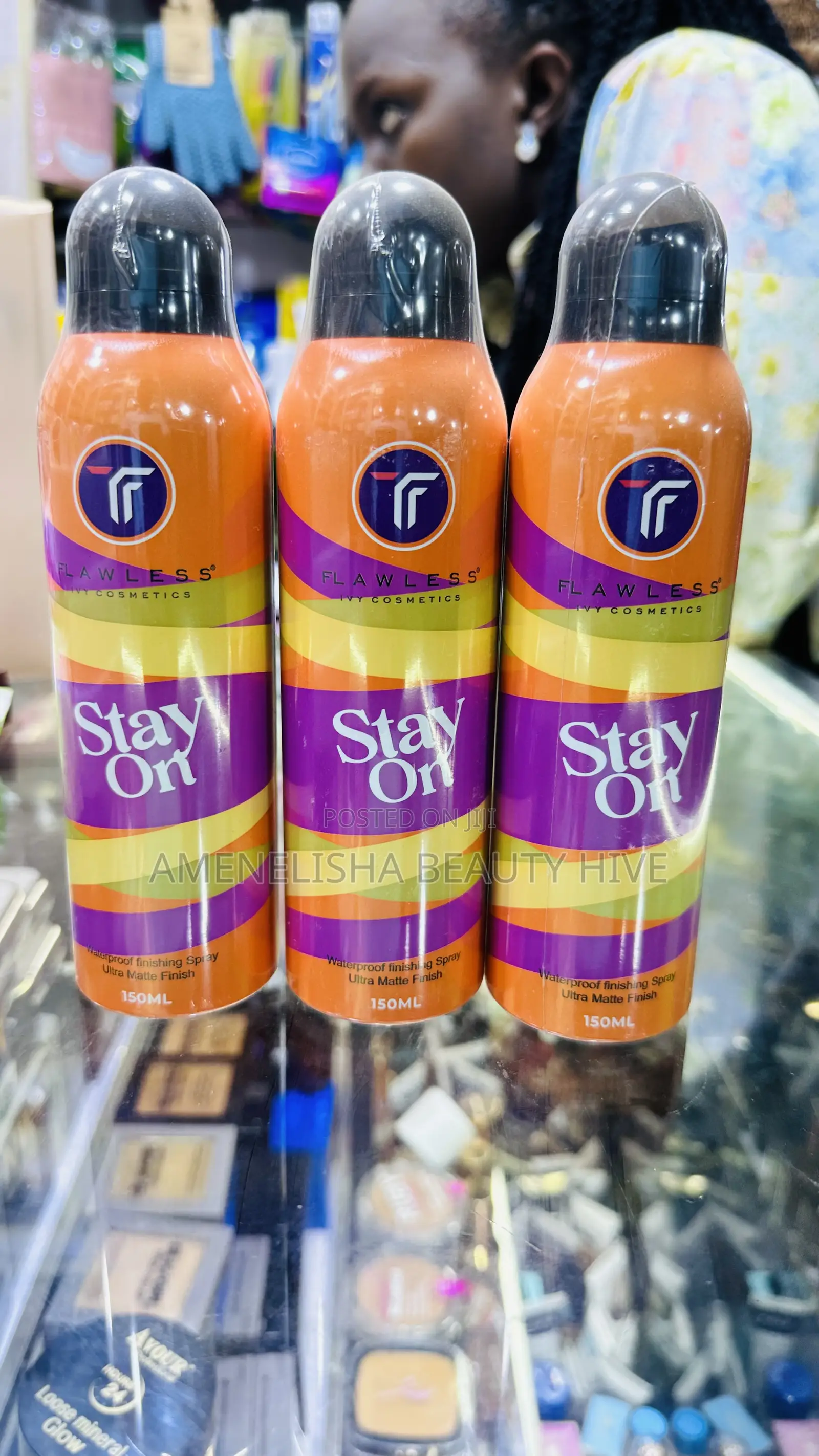 Stay on Makeup Spray