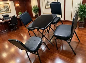 Executive Executive Chairs and Glass Table