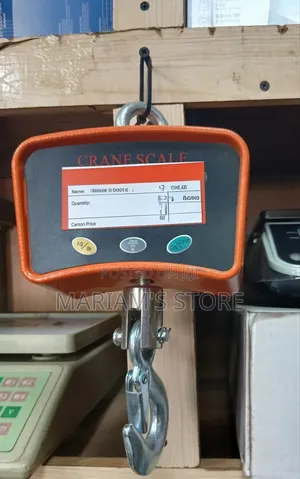 Digital Industrial Crane Scale With a Stainless Steel.