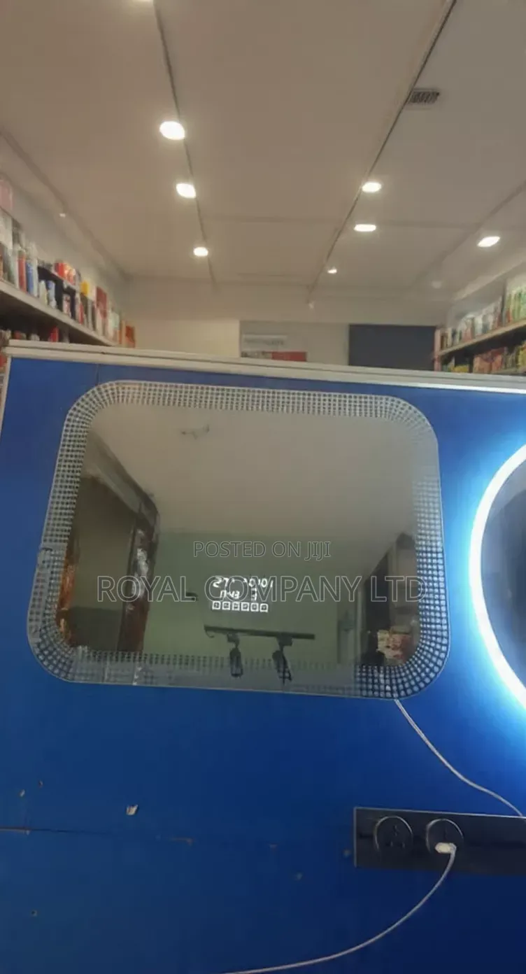 Smart Led Mirror With Bluetooth And Digital Clock