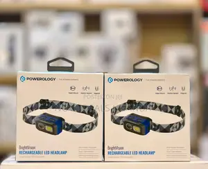 Powerology Brightvision Rechargeable Portable Outdoor Led Headlamp