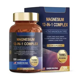 12 in 1 Magnesium Complex 700mg Per Serving -120 Caps