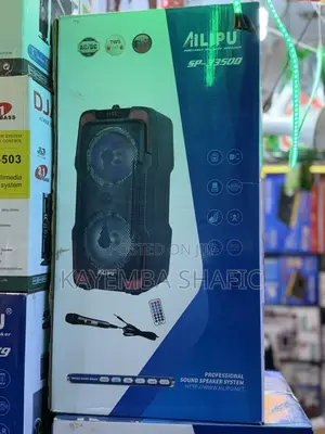 Ailipu Sp-3350d Rechargeable Portable Party Speaker With Mic
