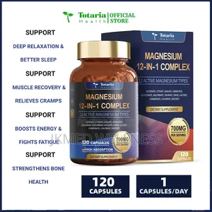 12 in 1 Magnesium Complex 700mg Per Serving -120 Caps
