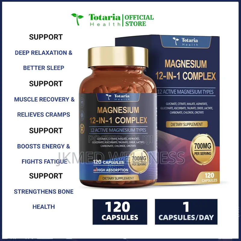 12 in 1 Magnesium Complex 700mg Per Serving -120 Caps
