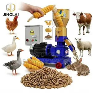 Flat Die Pellet Mill for Producing Animal Feed.
