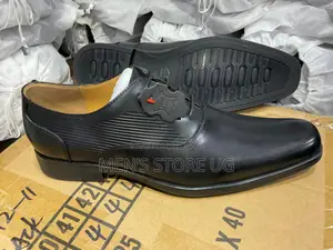 Clarks Black Premium Leather Rubber Sole Formal Shoes
