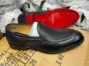 Clarks Premium Red Sole Black Leather Formal Shoes