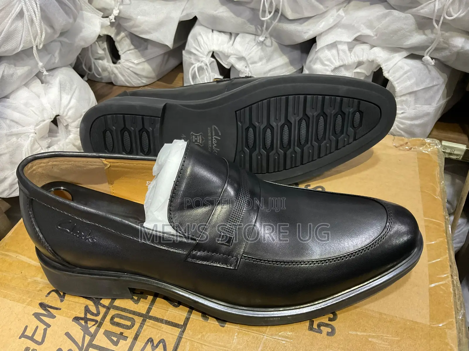 Men’S Clarks Office Leather Formal Loafers