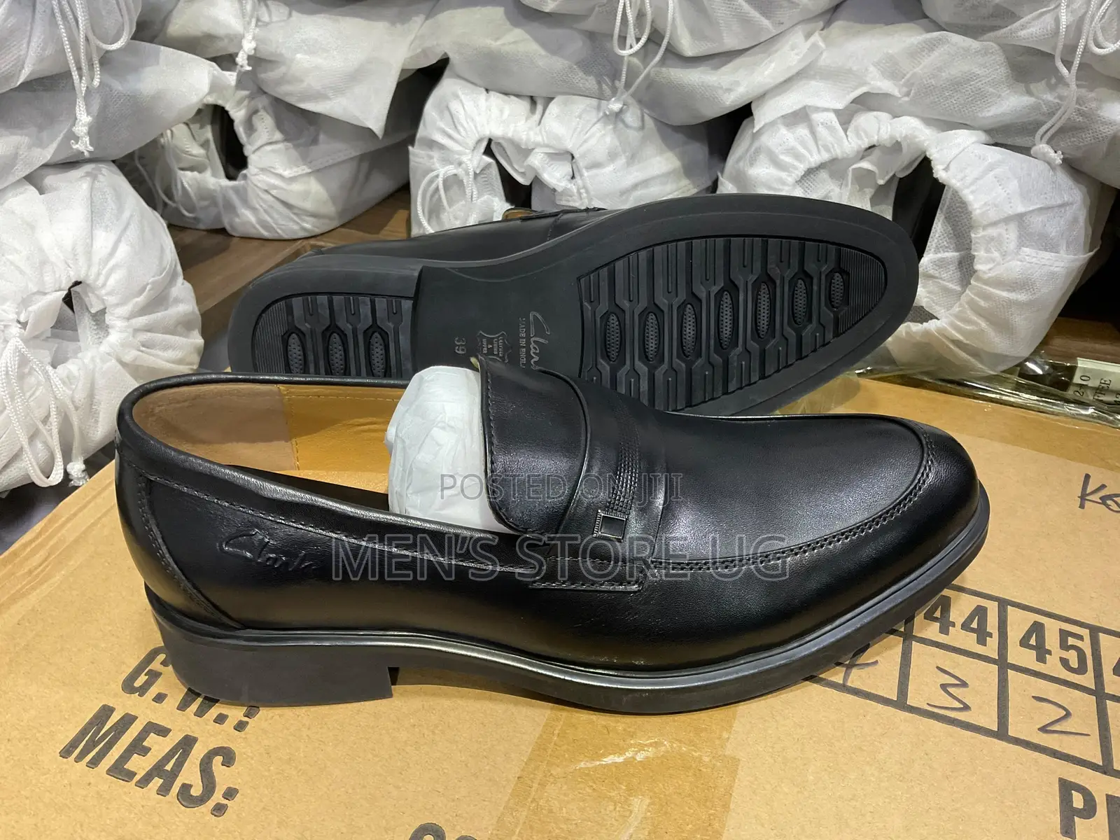 Men’S Clarks Office Leather Formal Loafers