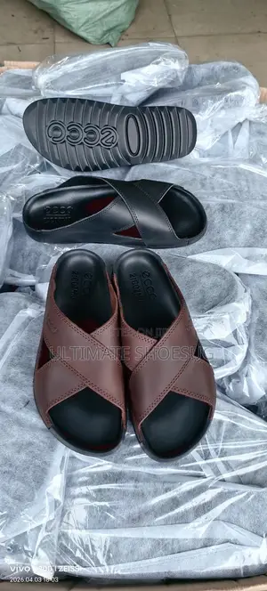 Ecco Mens Rubber Sandals