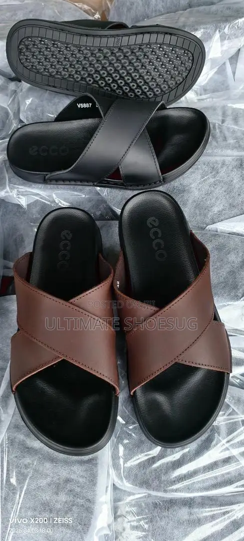 Ecco Mens Rubber Sandals