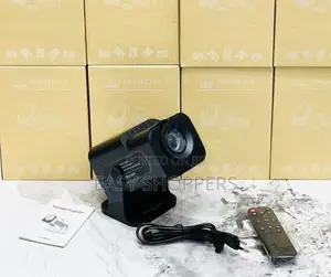 Hy320 Mini Projector With a Rotatable Stand for Versatile Projection