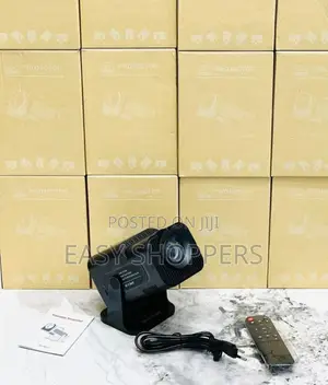 Hy320 Mini Projector With a Rotatable Stand for Versatile Projection