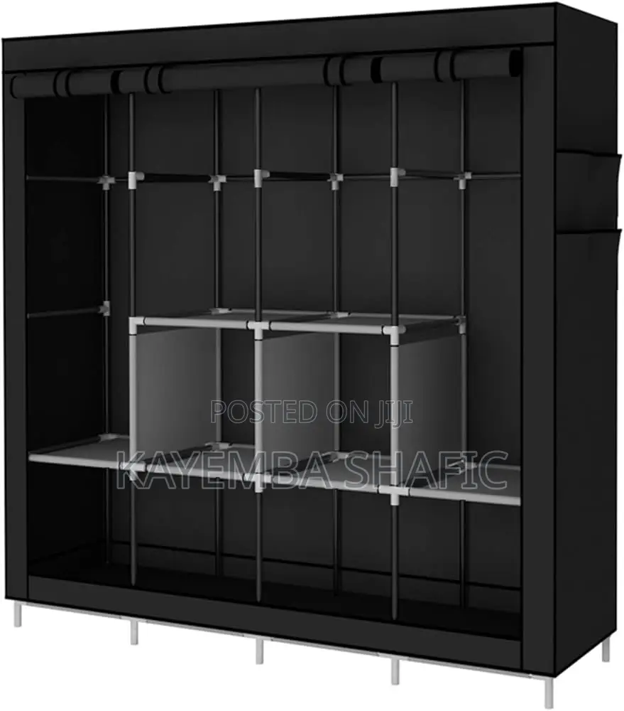 Premium 4-Column Portable Fabric Wardrobe Clothes Organizer
