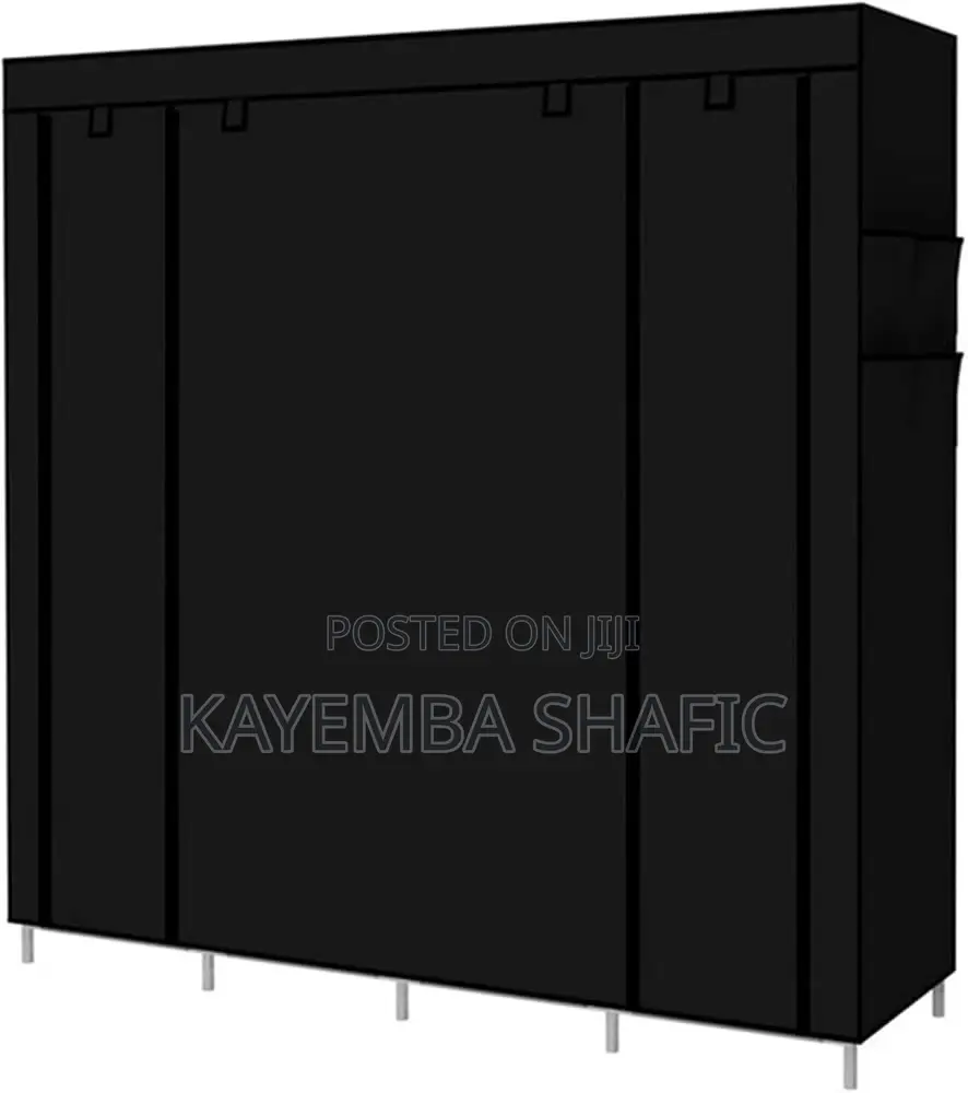 Premium 4-Column Portable Fabric Wardrobe Clothes Organizer