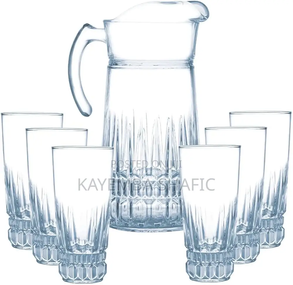 Luminarc Imperator 7-Piece Glass Water and Juice Beverage Set