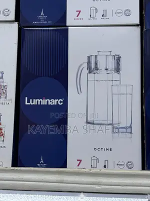 Luminarc Octime 7-Piece Premium Glass Drinkware Set