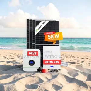 Brand New Premium 5kwh Solar System 25.6v 200ah Battery 4x620w Panels
