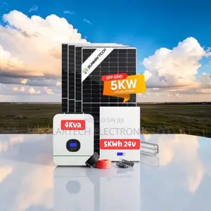 5kwh Home Hybrid Solar System With 4kva Inverter Lifepo4 Battery