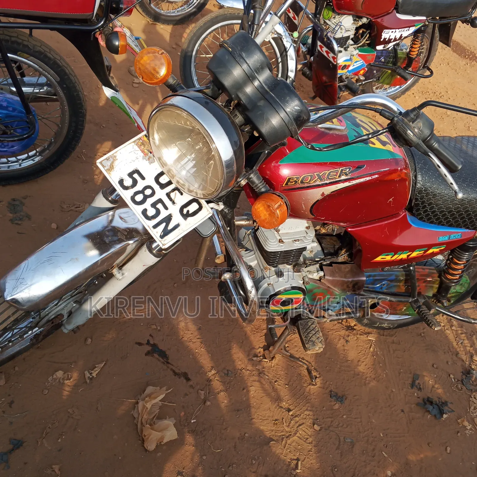 Bajaj Boxer 100 2025 Red