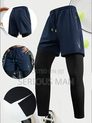 2-in-1 Long Pants, Designed for Activity Like Trail Running or Hiking