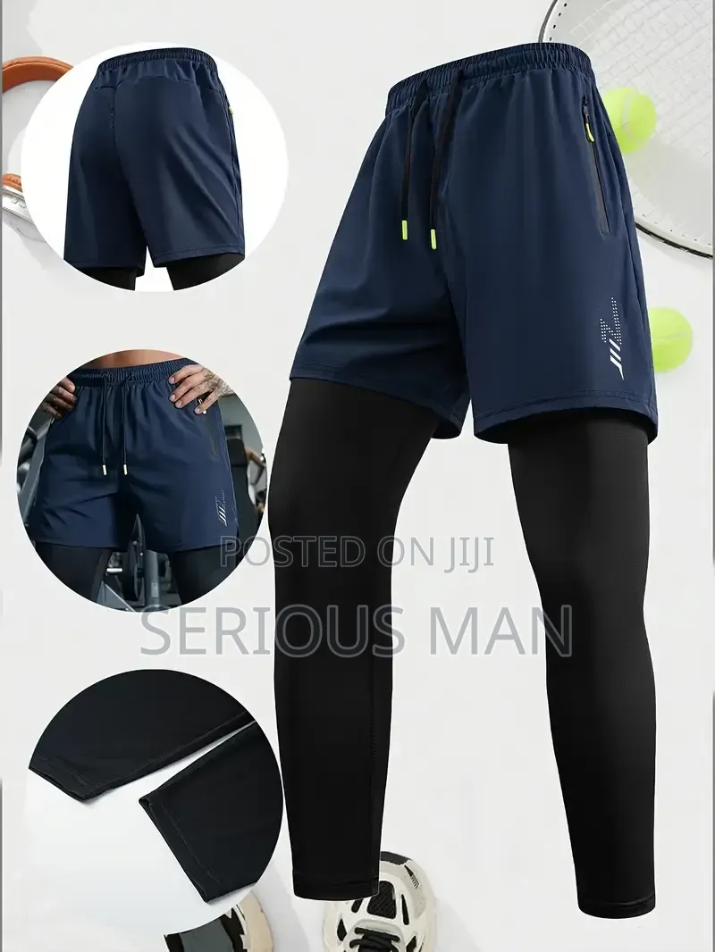 2-in-1 Long Pants, Designed for Activity Like Trail Running or Hiking