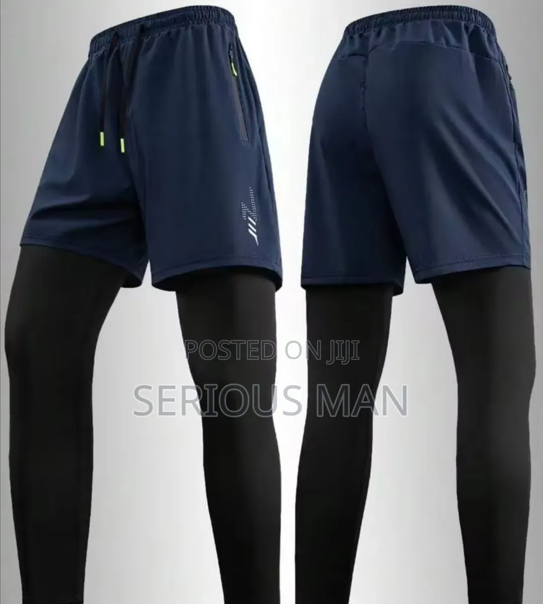 2-in-1 Long Pants, Designed for Activity Like Trail Running or Hiking