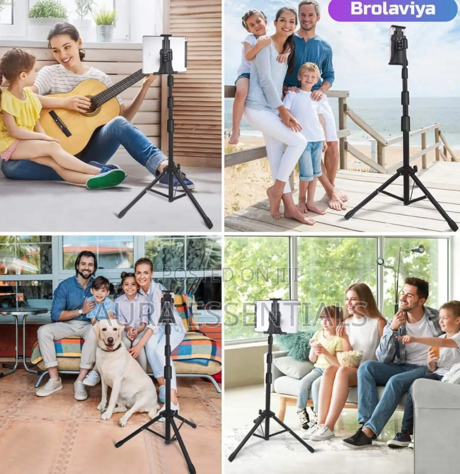 Mobile and Tablet Tripod Floor Stand